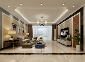 207平米現(xiàn)代簡(jiǎn)約風(fēng)住宅 邯鄲齊裝網(wǎng)裝修效果圖賞析